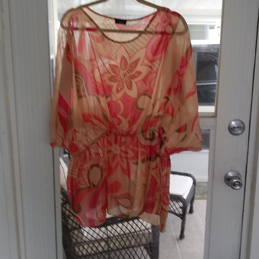 Sheer top Womans xl